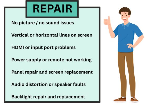 Our LED Repairing Services